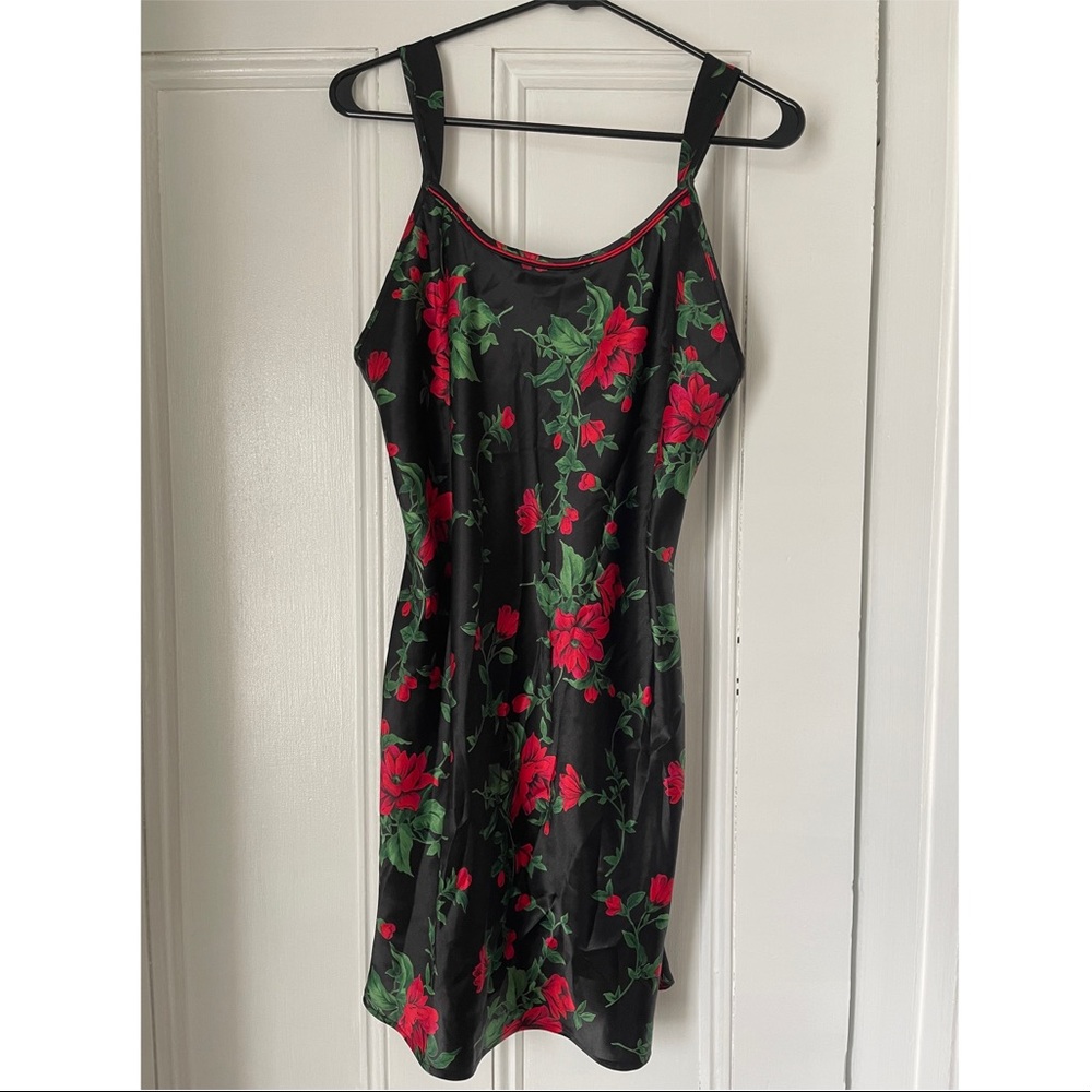 Silk Spaghetti Strap Nightgown